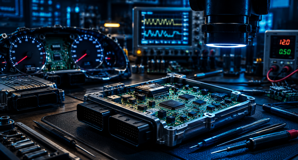 Por que o osciloscópio é importante na eletrônica automotiva?
