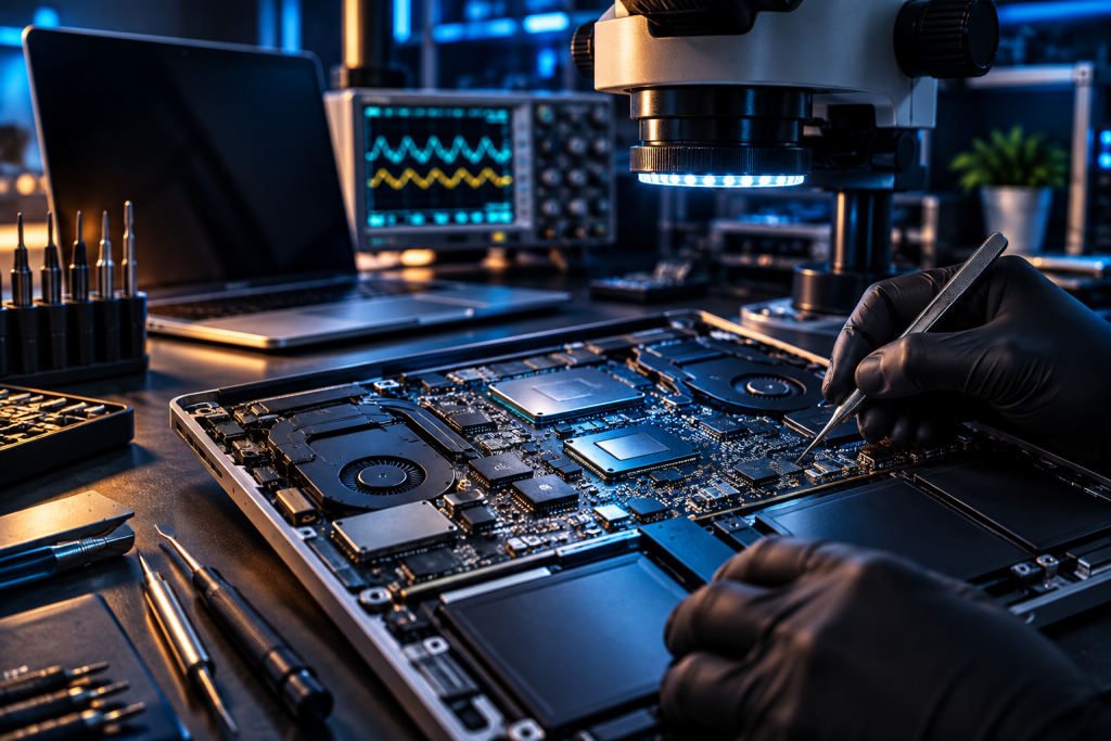 Reparo de Notebook em Nível de Placa: Quando é Tecnicamente Viável
